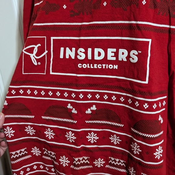 PC Insiders Holiday Crew Long Sleeve Shirt XL - Picture 5 of 8